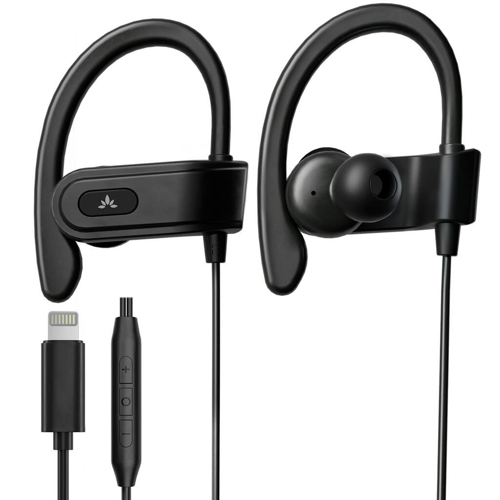 Front. Avantree - L171 - Lightning Wired Earbuds with Microphone & in-Line Volume Control.