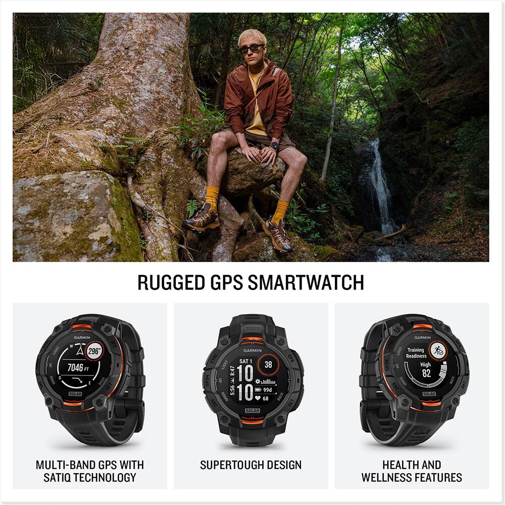 RUGGED GPS SMARTWATCH

- MULTI-BAND GPS WITH SATIQ TECHNOLOGY
- SUPERTOUGH DESIGN
- HEALTH AND WELLNESS FEATURES