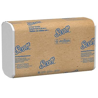 Scott - Essential Recycled C-Fold Paper Towels, 1-Ply, 200 Sheets/Pack, 9 Packs/Carton (03623) - White price history on PriceWatchPro