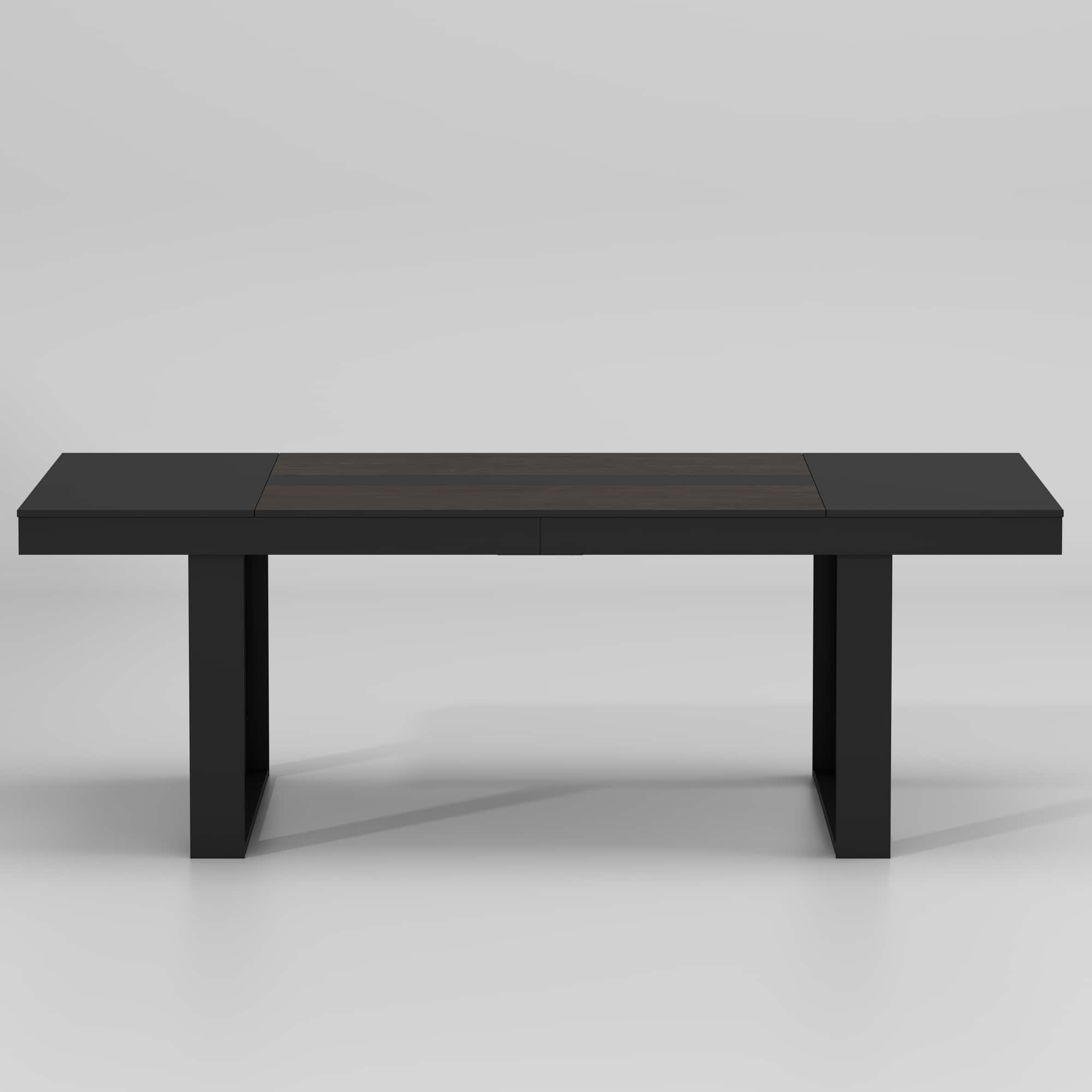 FUFU & GAGA - FUFU&GAGA Ergonomic Office Work Table - Team Meeting, Project Collaboration & Productivity Desk - Black