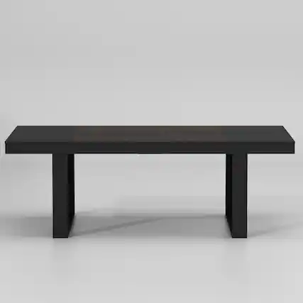 Front. FUFU&GAGA - FUFU&GAGA Ergonomic Office Work Table - Team Meeting, Project Collaboration & Productivity Desk - Black.
