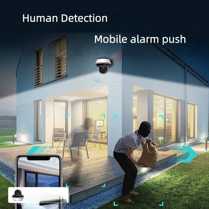 Human Detection  
Mobile alarm push