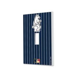 Keyscaper - Chicago Cubs 1914 Cooperstown Pinstripe Single Toggle Light Switch Plate - Multicolor
