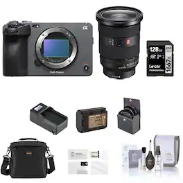 Iso. View Axis Bundle Sony FX3A Full Frame Cinema Line Camera with 24 70mm Lens, with ...