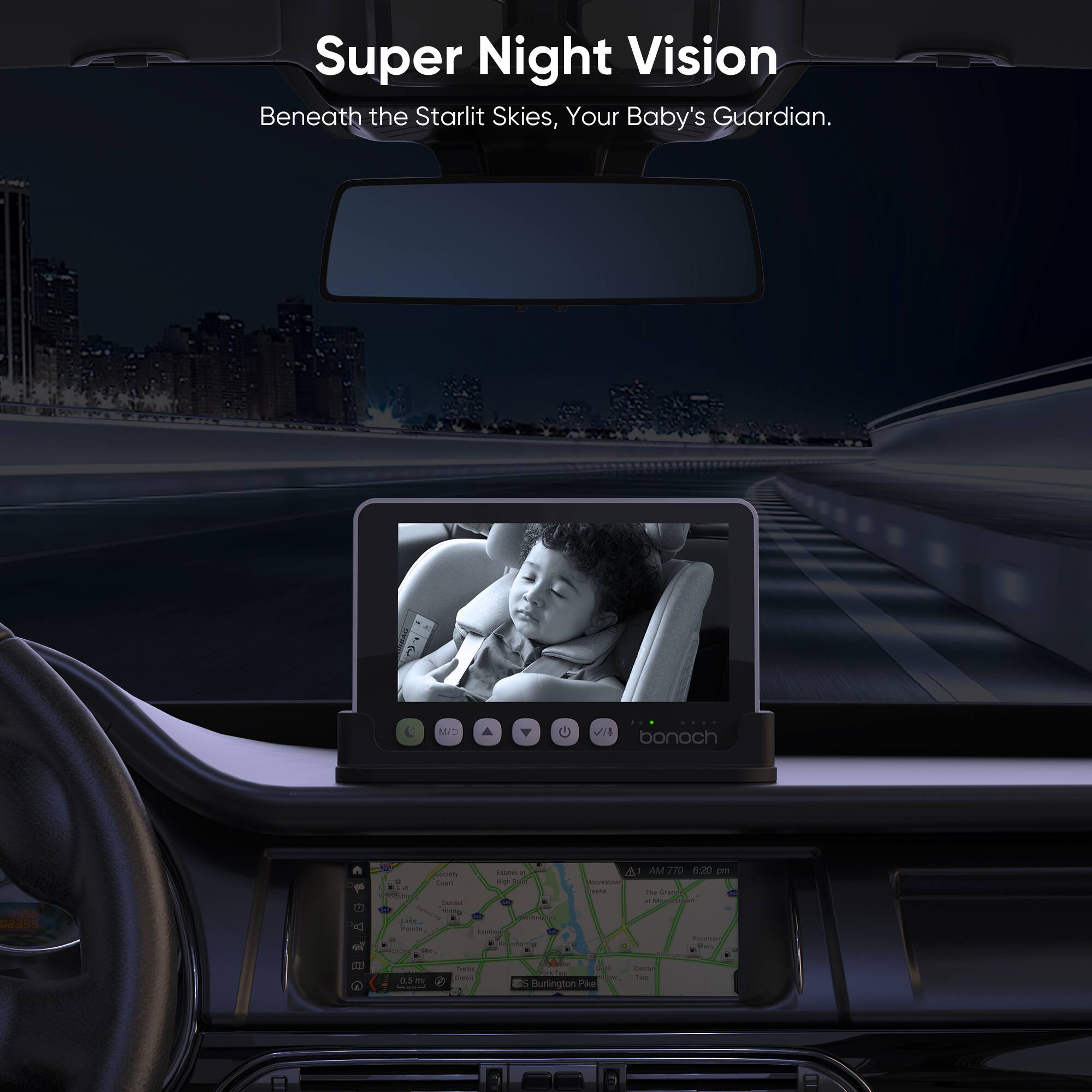 Super Night Vision Beneath the Starlit Skies, Your Baby's Guardian. bonoch CIM Te Cedes - d ] o d - . A1 AM 770 620 - ps . cout -  - - I - - - - - - - L - - - - .  - d - - - D - - as - - = Pie Surington.