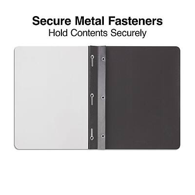 Secure Metal Fasteners  
Hold Contents Securely