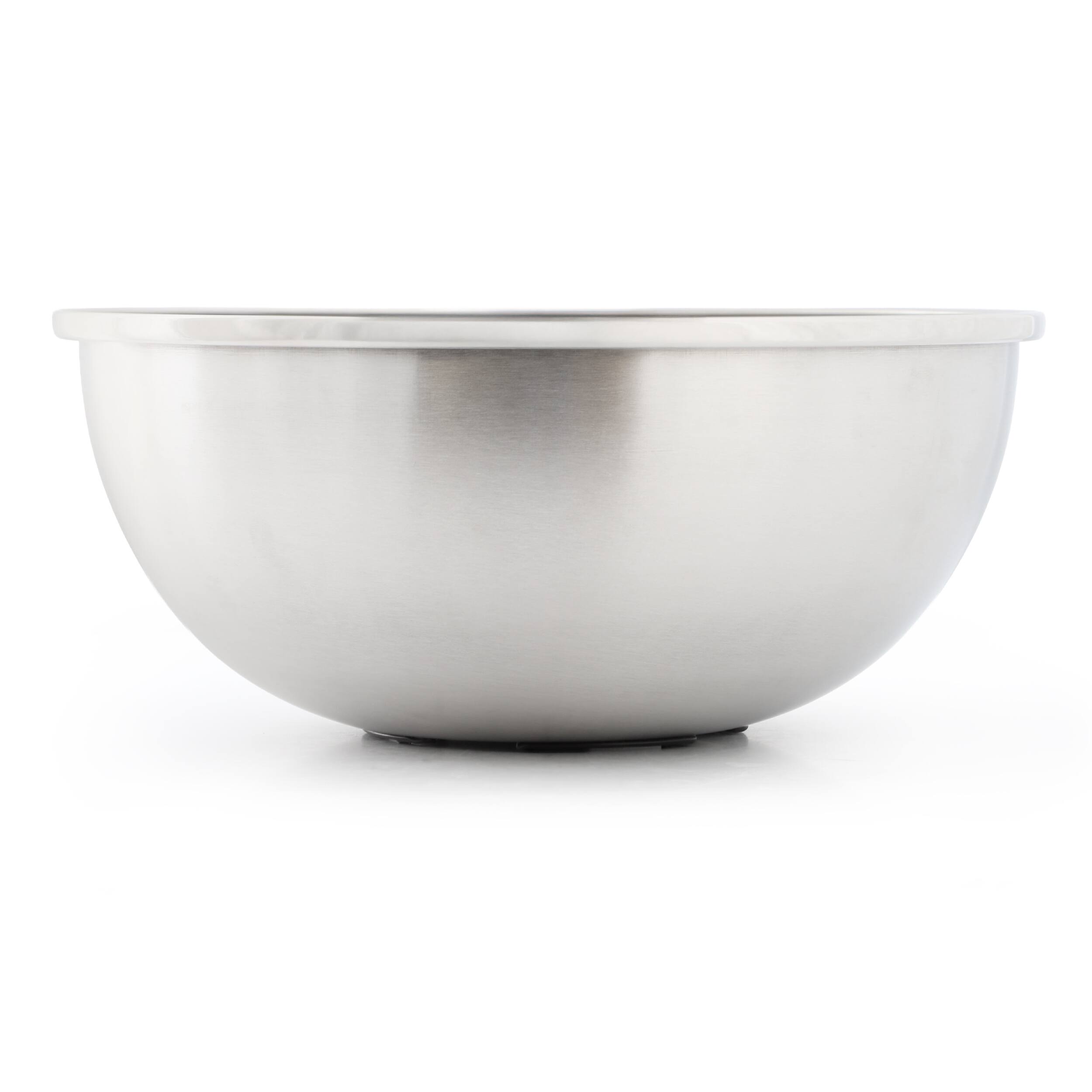 Alt View 1. Oster - Oster Corden 5 Quart Stainless Steel Mixing Bowl in Silver with Nonslip Base.