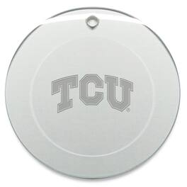 Jardine - TCU Horned Frogs 3'' Glass Round Ornament - Multicolor