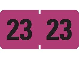 Smead - ETYJ 2023 Color-Coded Year Label, 0.75” x 1.5"/ 500/Roll - Purple