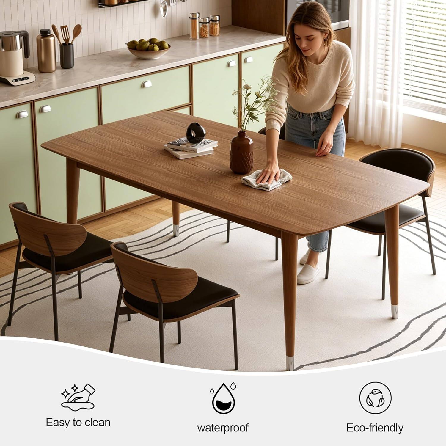 Easy to clean, waterproof, Eco-friendly