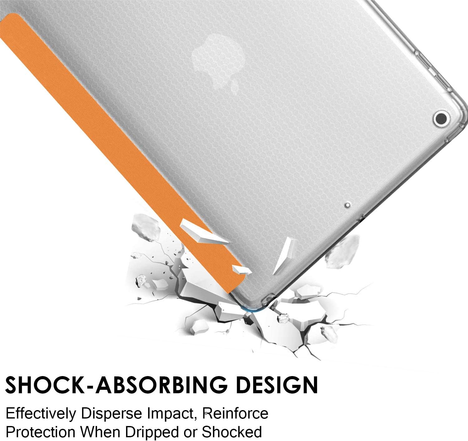 SHOCK-ABSORBING DESIGN  
Effectively Disperse Impact, Reinforce Protection When Dripped or Shocked