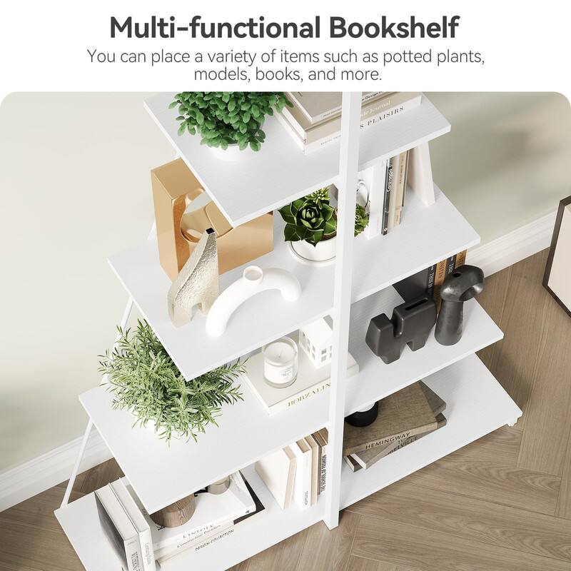 Multi-functional Bookshelf  
You can place a variety of items such as potted plants, models, books, and more.