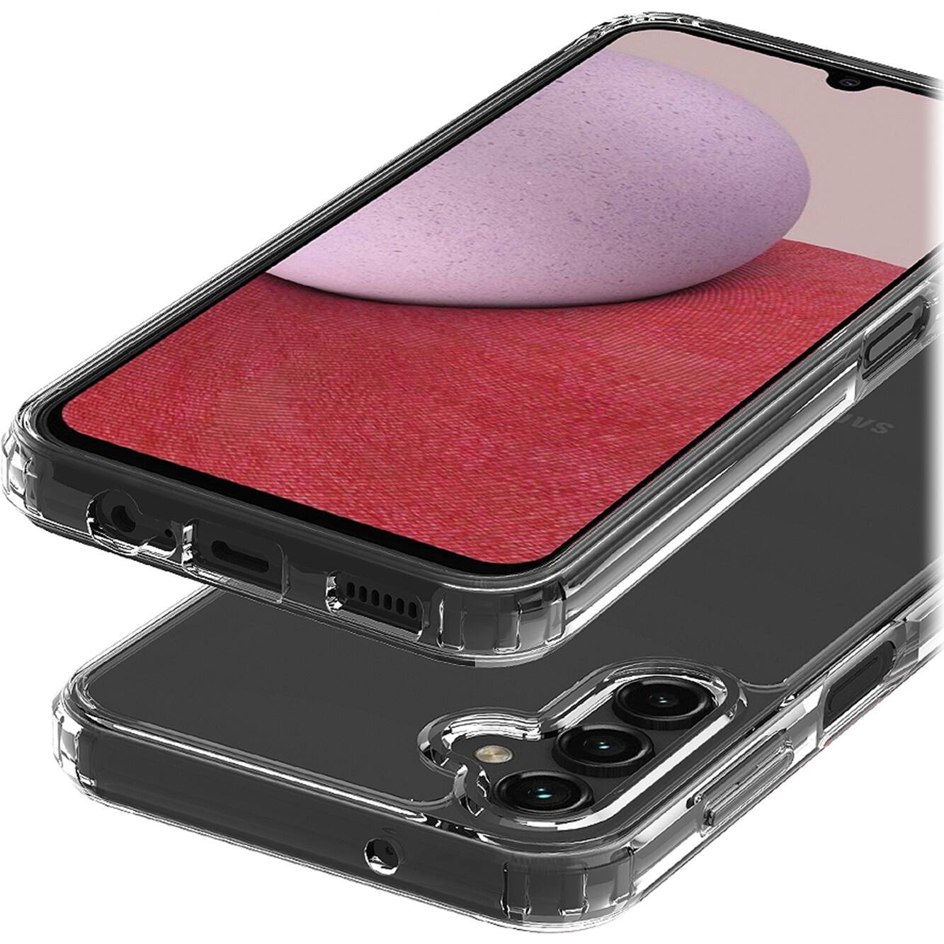 Alt View 13. SaharaCase - Hybrid-Flex Hard Shell Series Case for Samsung Galaxy A14 5G - Clear.