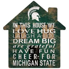 Fan Creations - Michigan State Spartans 12'' Team House Sign - Multicolor