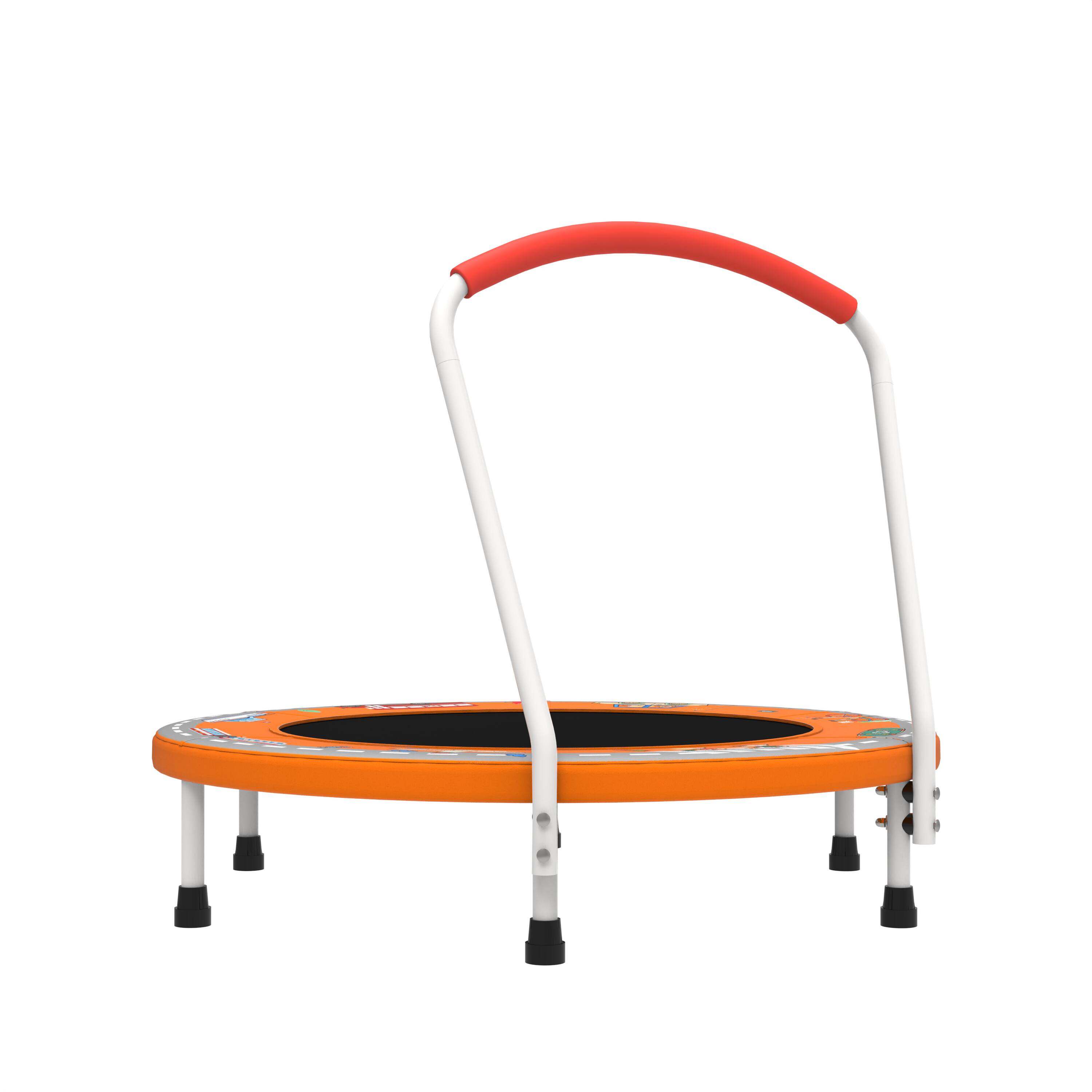Left. LOVMOR - Lovmor 3 FT Trampoline with Foam Handle Recreational Trampoline for Kids.
