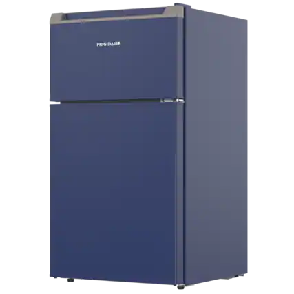 Front. Frigidaire - Frigidaire Compact Refrigerator with Top Freezer - 2 Door Fridge with 3.2 Cu Ft, Contemporary Series, Blue - Blue.