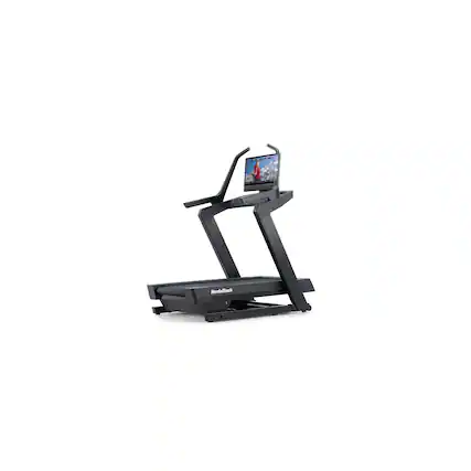 Front. NordicTrack - NordicTrack X24 Treadmill with 40% Incline for Strength and Cardiovascular Health - Black.