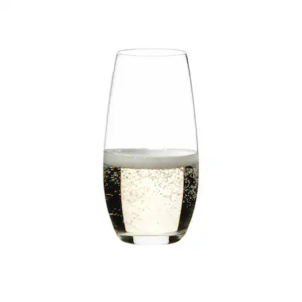 Front. Riedel - O Champagne Glass Wine Tumbler, Set of 2 - Clear.