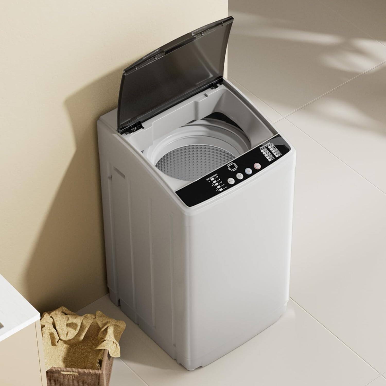 Alt View 1. Circus Cirle -  Washer and Dryer Combo - White.