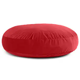 Jaxx - 6 Foot Cocoon - 2-in-1 Convertible Bean Bag Bed & Large Bean Bag Chair for Adults, Premium Lush Velvet - Merlot - Lush Velvet Merlot