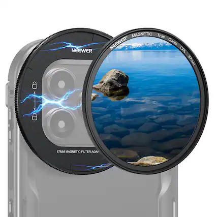 NEEWER MAGNETIC True Colors CPL 67mm 67MM MAGNETIC FILTER-ADAF