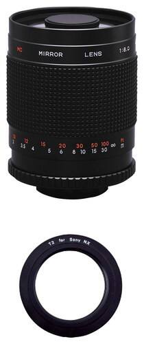 Front Standard. Rokinon - 800mm f/8 Mirror Lens For Select Sony NEX Cameras.