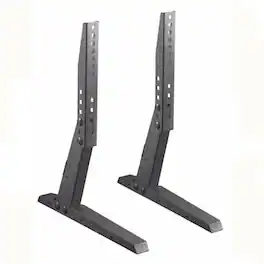 Kitcheniva - Adjustable TV Stand Base Pedestal Mount for 17-37" LCD LED Screens - Black