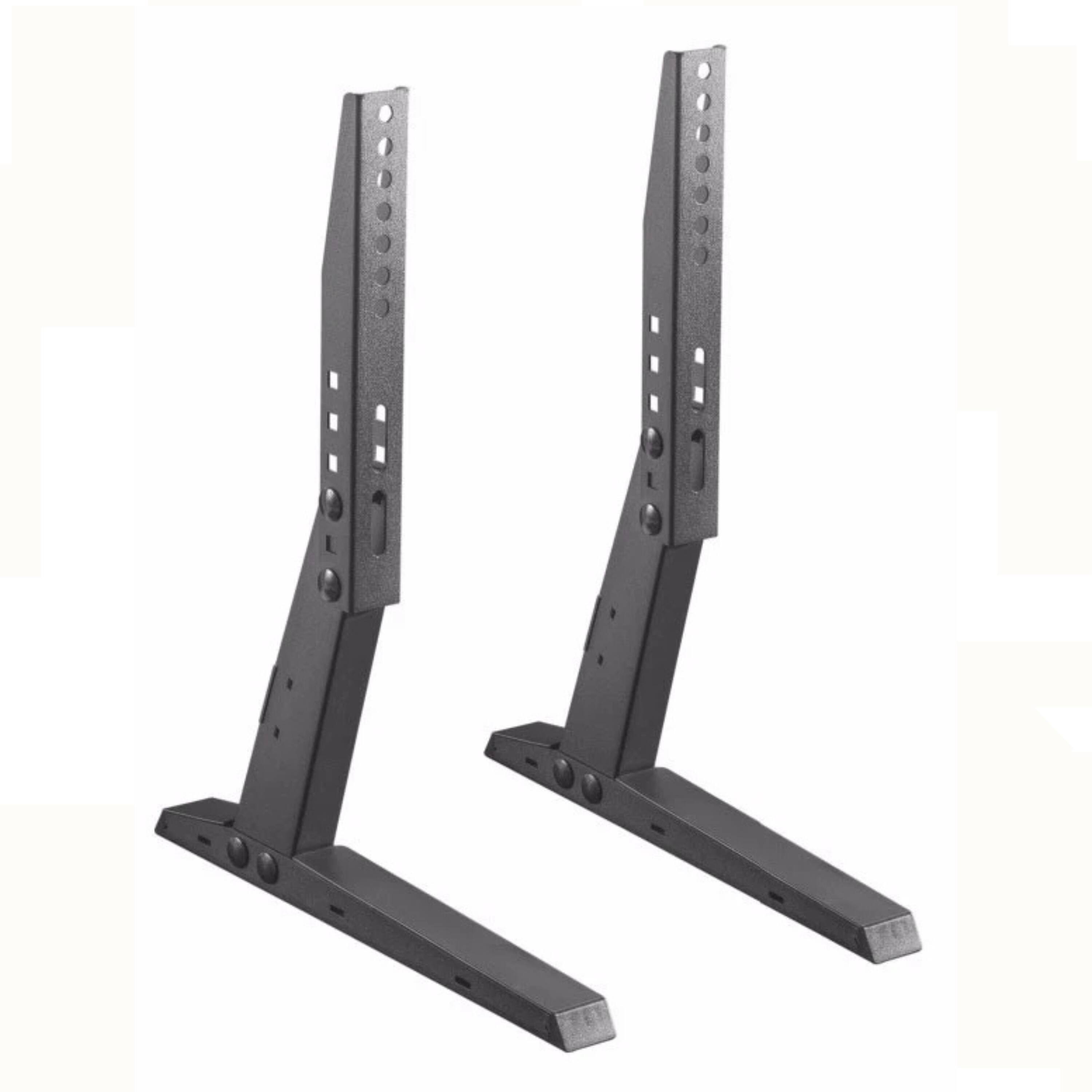 Front. Kitcheniva - Adjustable TV Stand Base Pedestal Mount for 17-37" LCD LED Screens - Black.