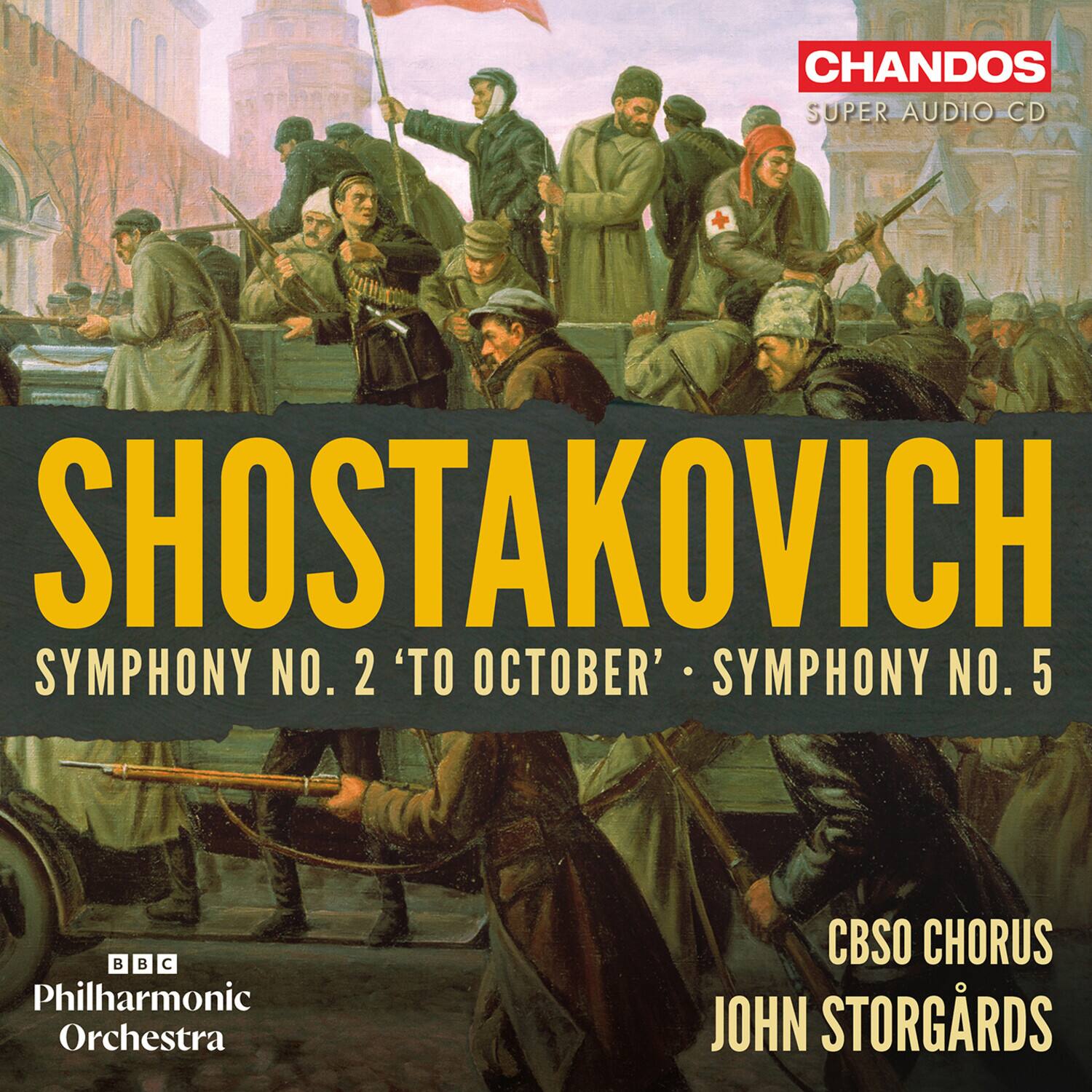 "BBC Philharmonic Orchestra - Shostakovich: Symphony No. 2 ""to October""; Symphony No. 5   - SUPER-AUDIO CD [Super Audio CD (SACD)]" price history on PriceWatchPro