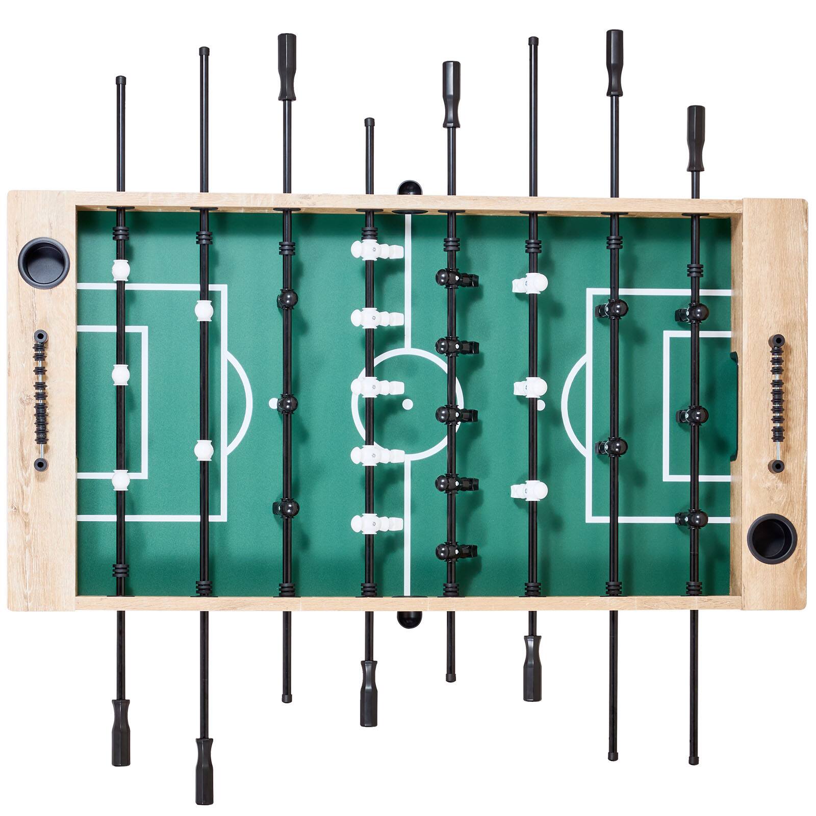 Alt View 5. VEVOR - Foosball Table, 55 inch Standard Size Table, Indoor Full Size Foosball Tables for Home, Family, and Game Room - Wood.