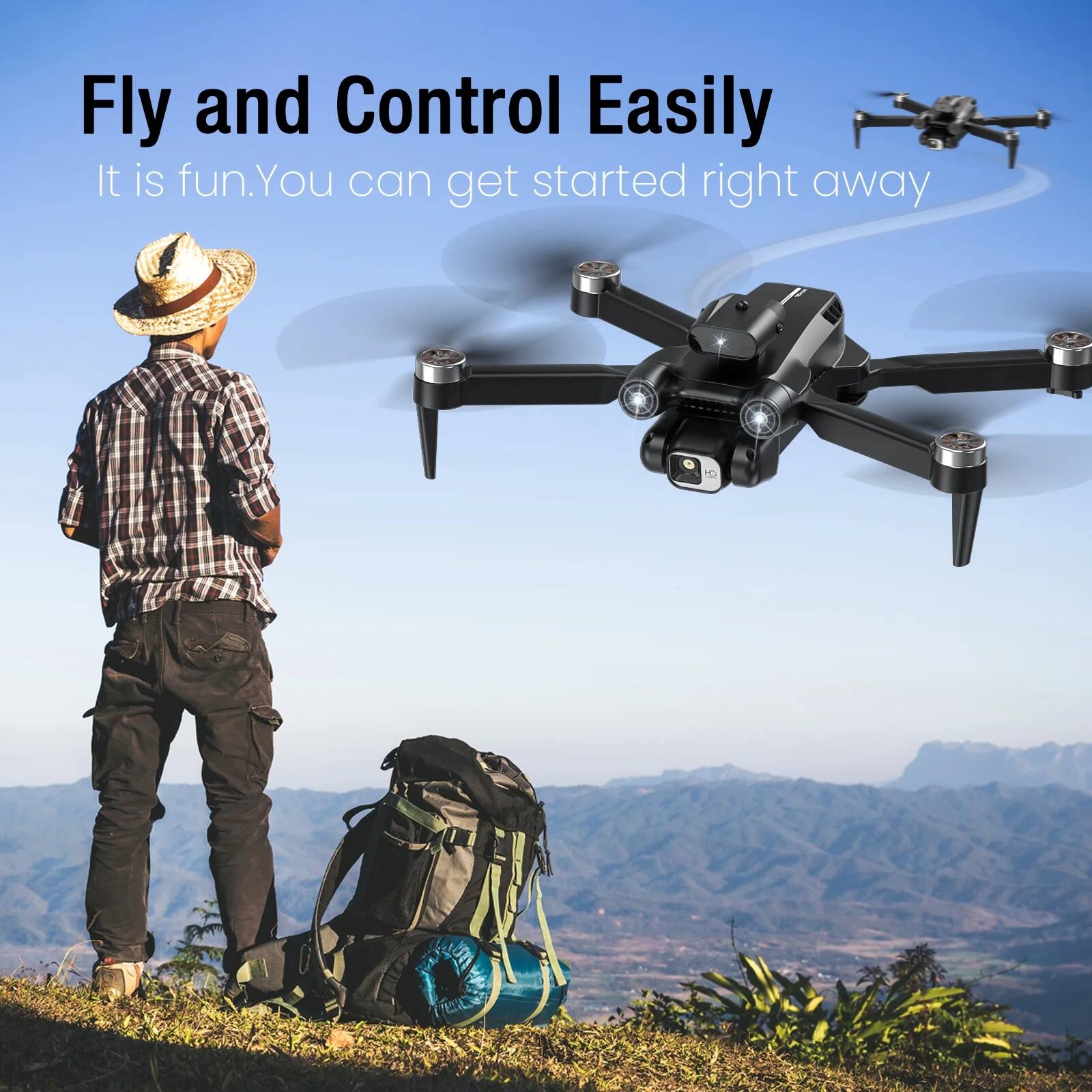 Fly and Control Easily  
It is fun. You can get started right away