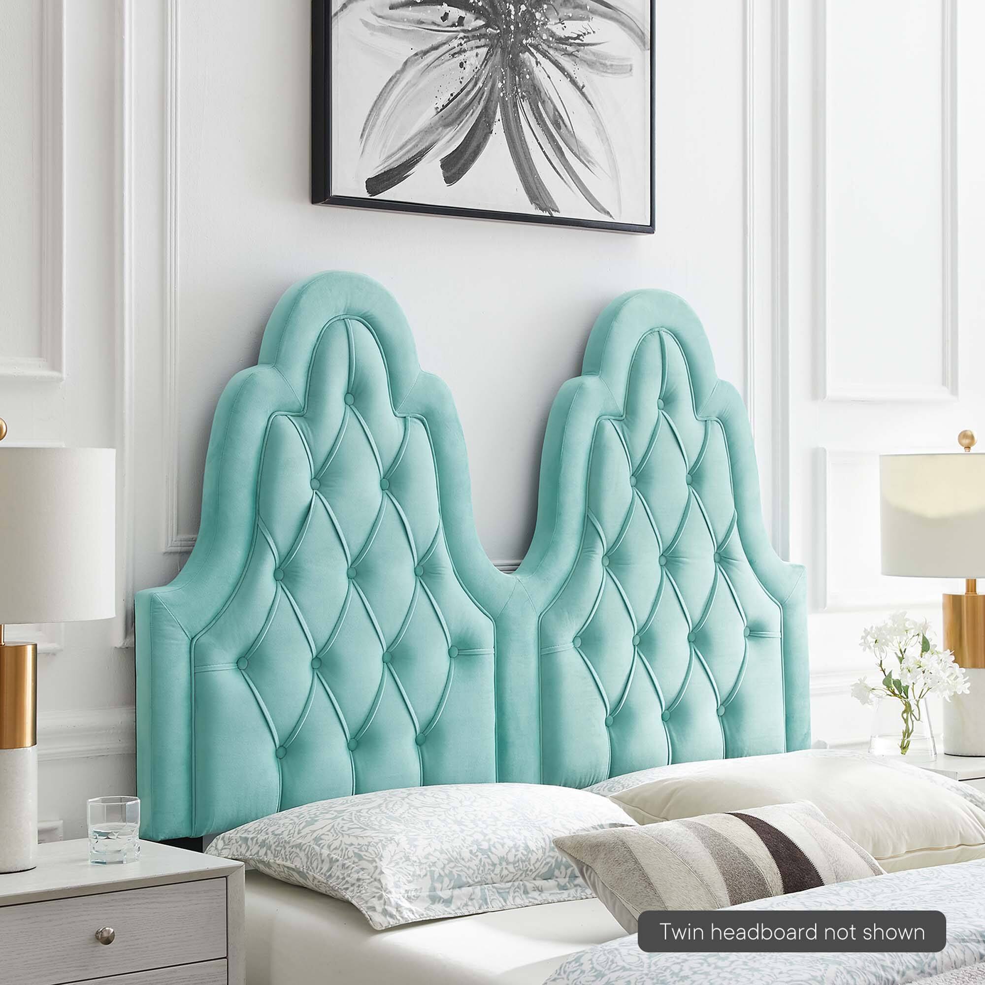 Twin headboard not shown