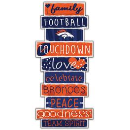 Fan Creations - 5'' x 24'' Celebrations Stack Sign - Multicolor