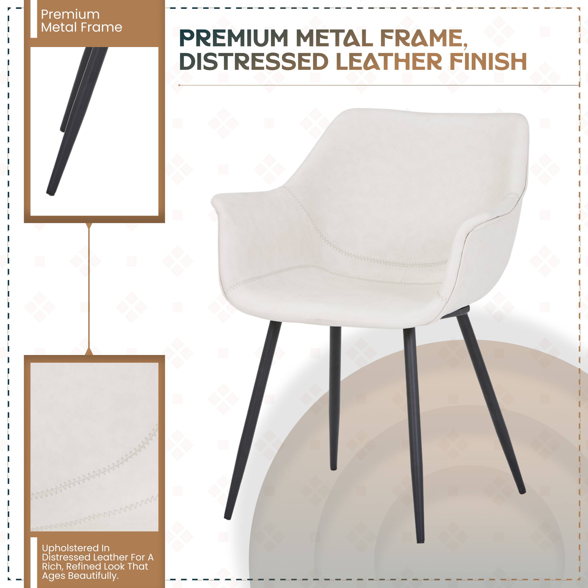 Premium Metal Frame

PREMIUM METAL FRAME, DISTRESSED LEATHER FINISH

Upholstered in Distressed Leather for a Rich, Refined Look That Ages Beautifully.