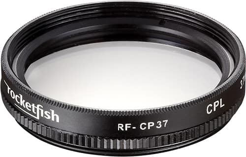Front. Rocketfish™ - 37mm Circular Polarizer - Multi.