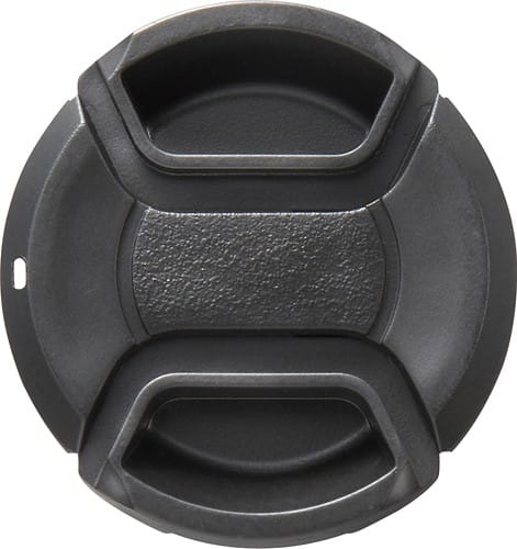 Front. 40.5mm Lens Cap - Matte Black.