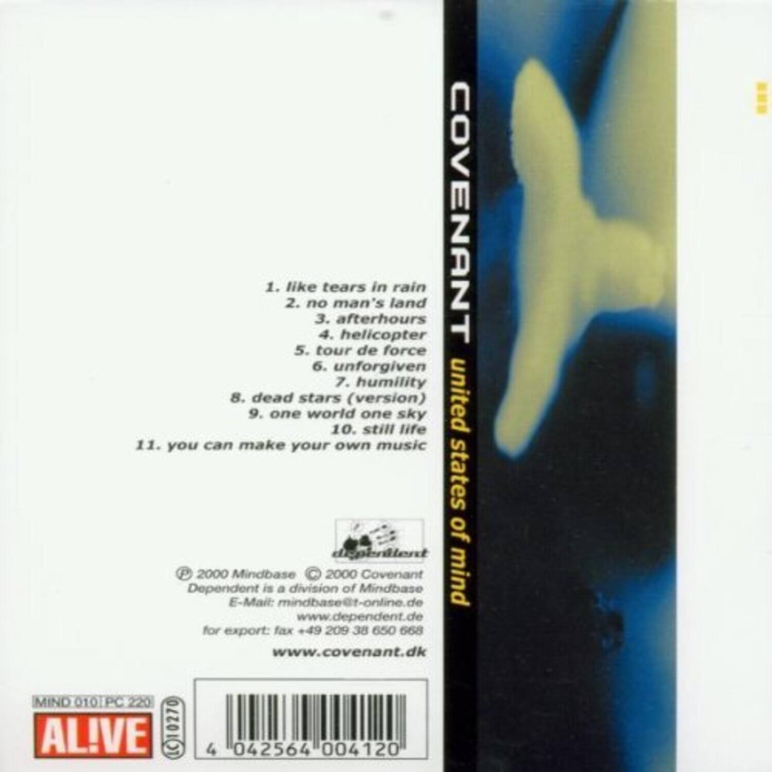 Covenant - United States Of Mind   - COMPACT DISCS [CD]