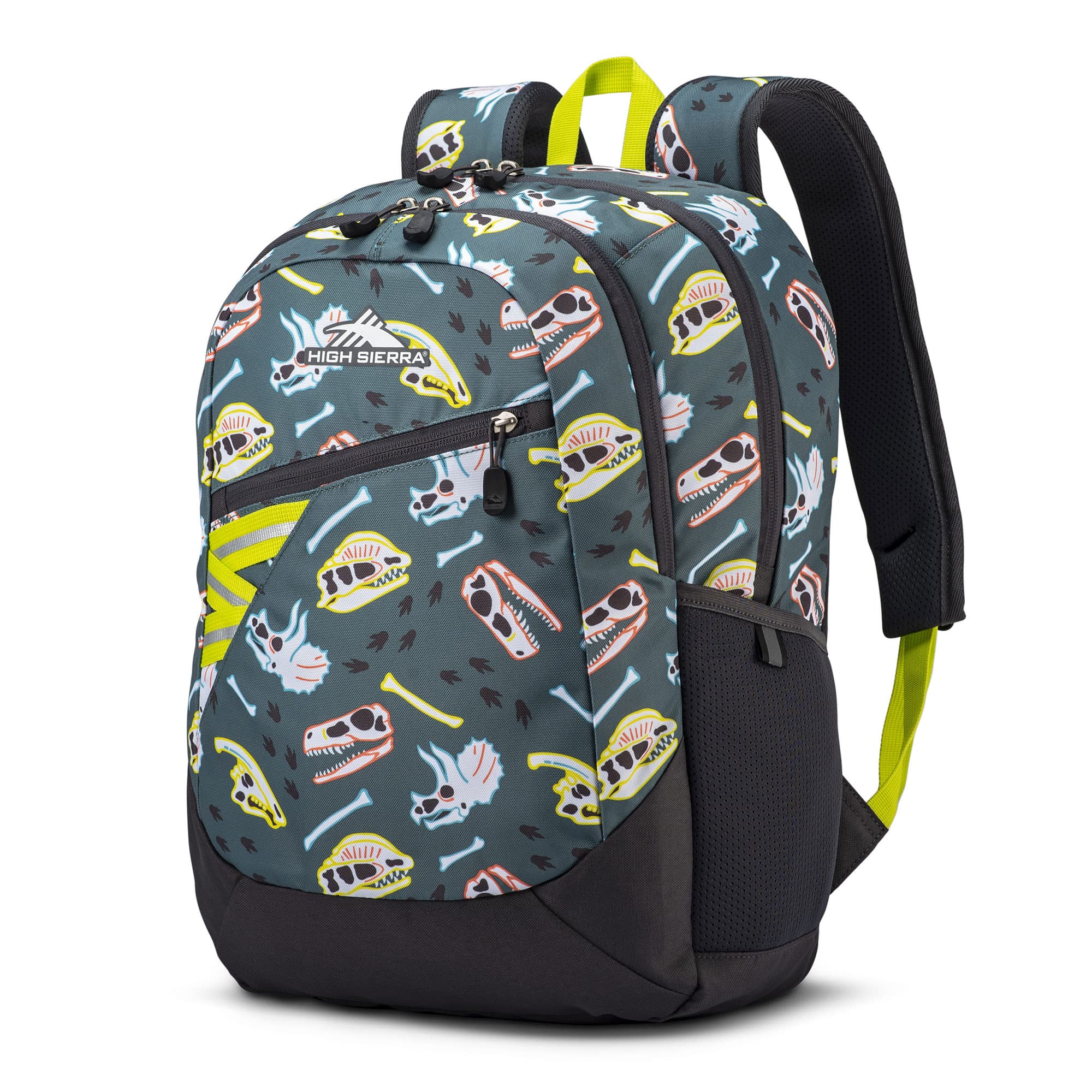 High Sierra - BTS Outburst Backpack for School and Travel, Dino Dig and Mercury - Dino Dig / Mercury