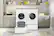 Alt View 15. LG - 7.4 Cu. Ft. Ultra Large Stackable Smart Electric Dryer with AI Sensor Dry and LoDecibel Quiet Operation - White.