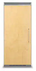 Viking - 5 Series Quiet Cool 19.2 Cu. Ft. Upright Freezer - Custom panel - Front_Zoom