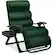 Front. Best Choice Products - Best Choice Products Oversized Zero Gravity Chair, Folding Recliner w/ Removable Cushion, Side Tray - Forest Green - Forest Green.