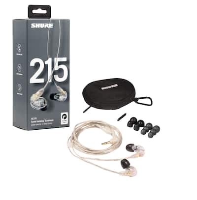 Shure SE215 CL Professional Sound Isolating Earphones with Single Shure SE215 CL Professional Sound Isolating Earphones with Single