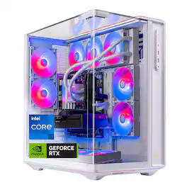 Skytech Gaming - Skytech PRISM5 Gaming Desktop - Intel Ultra 7 U7 270K Plus, 5080, 32GB 6000 MHz DDR5 RAM, 850W GOLD A3 PSU - White