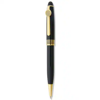 Front. Jardine - Black Emory Eagles Ballpoint Pen - Black.