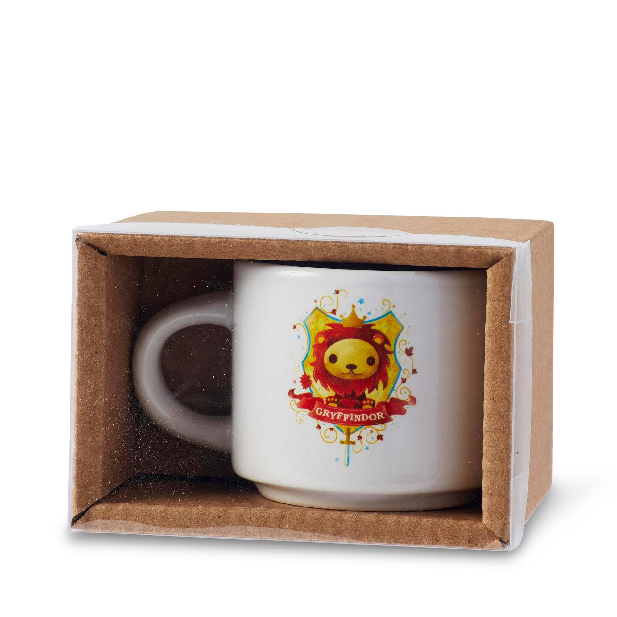 Alt View 2. Harry Potter - Harry Potter Hogwarts House Gryffindor Ceramic Mini Mug - 2.67”L x 2”H - Orange.