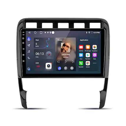 MG - 6:13 PM
Navi 0 km/h
Music
06:13 Friday
DVR REC
UNKNOWN UNKNOWN
YouTube
File Manager
ImageScan
Video
Play Store
Radio
Bluetooth
Chrome