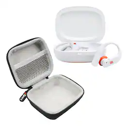 JBL - Endurance Peak 4 True Wireless Noise Cancelling Sport Earbud with gSport Case - White