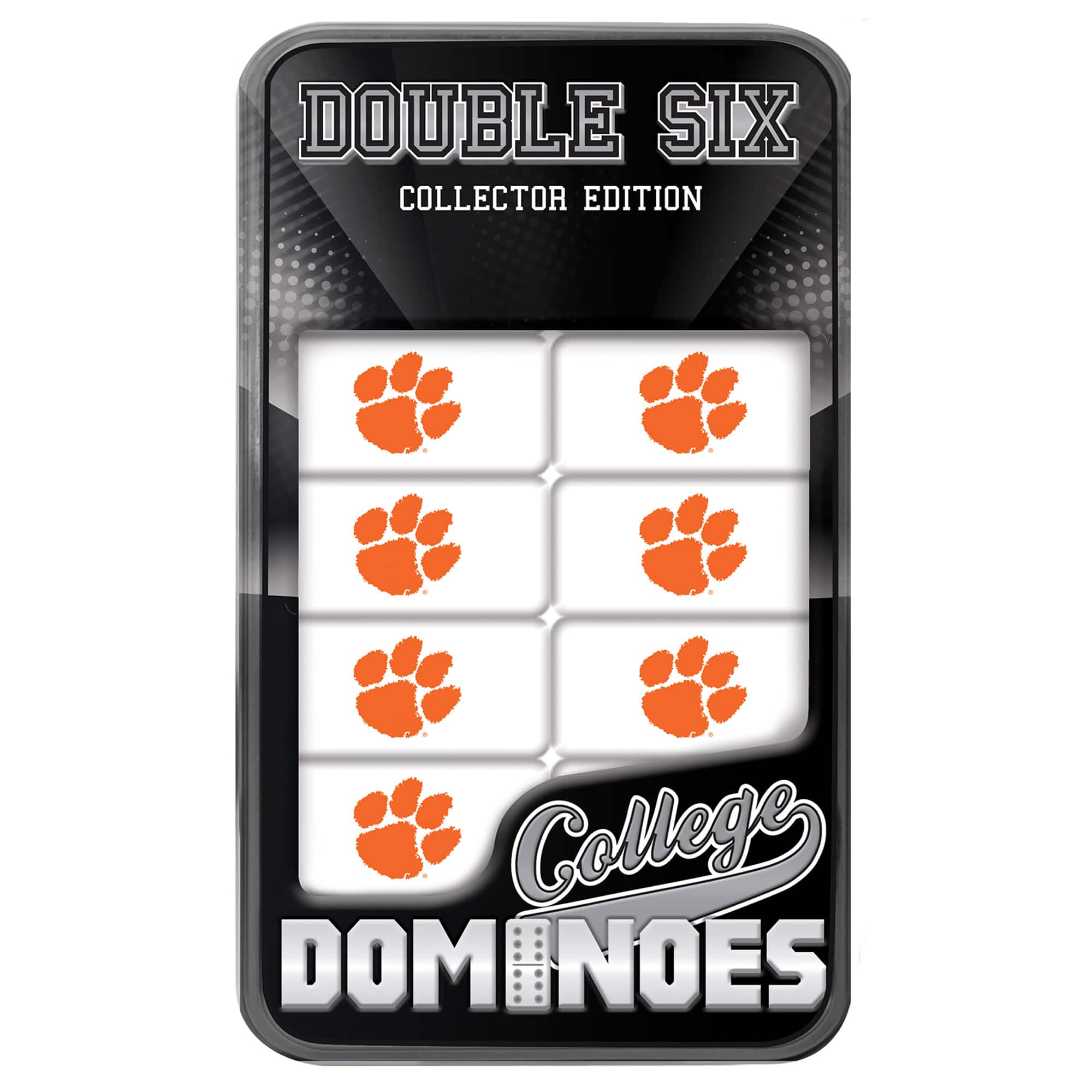MasterPieces - Clemson Tigers NCAA Dominoes Set - Multicolor