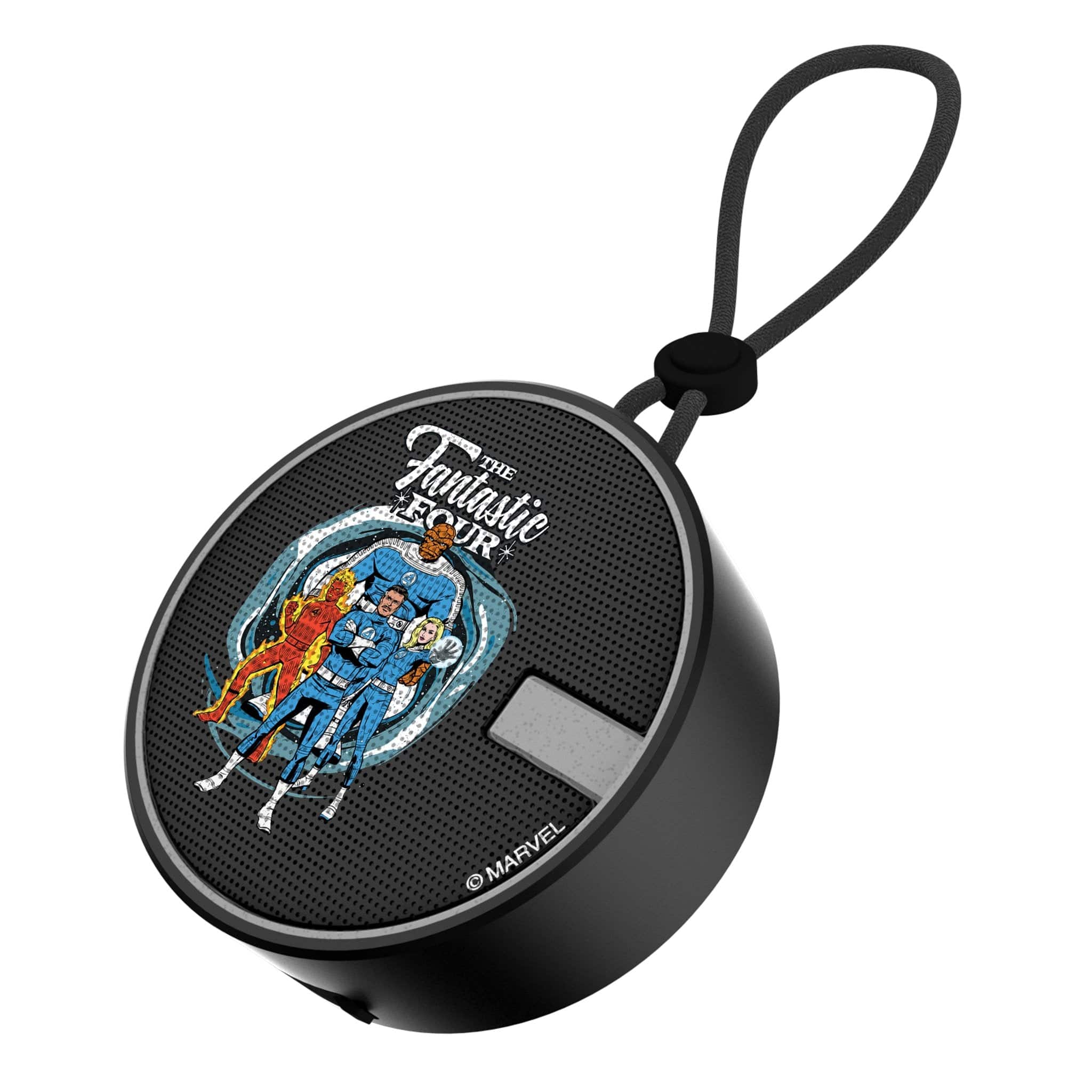 Keyscaper - Marvel Badge Waterproof Speaker - Fantastic Four 3
