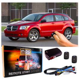 MPC - 1-Button Remote Start Kit For 2008-2012 Dodge Caliber - T-Harness - Key-to-Start - Black